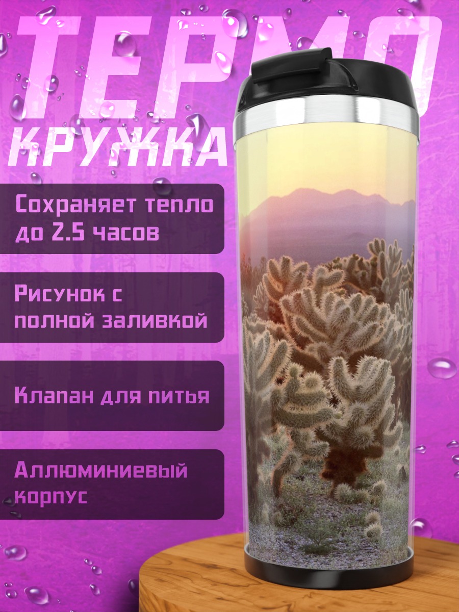 Термокружка Пустыня кактусов