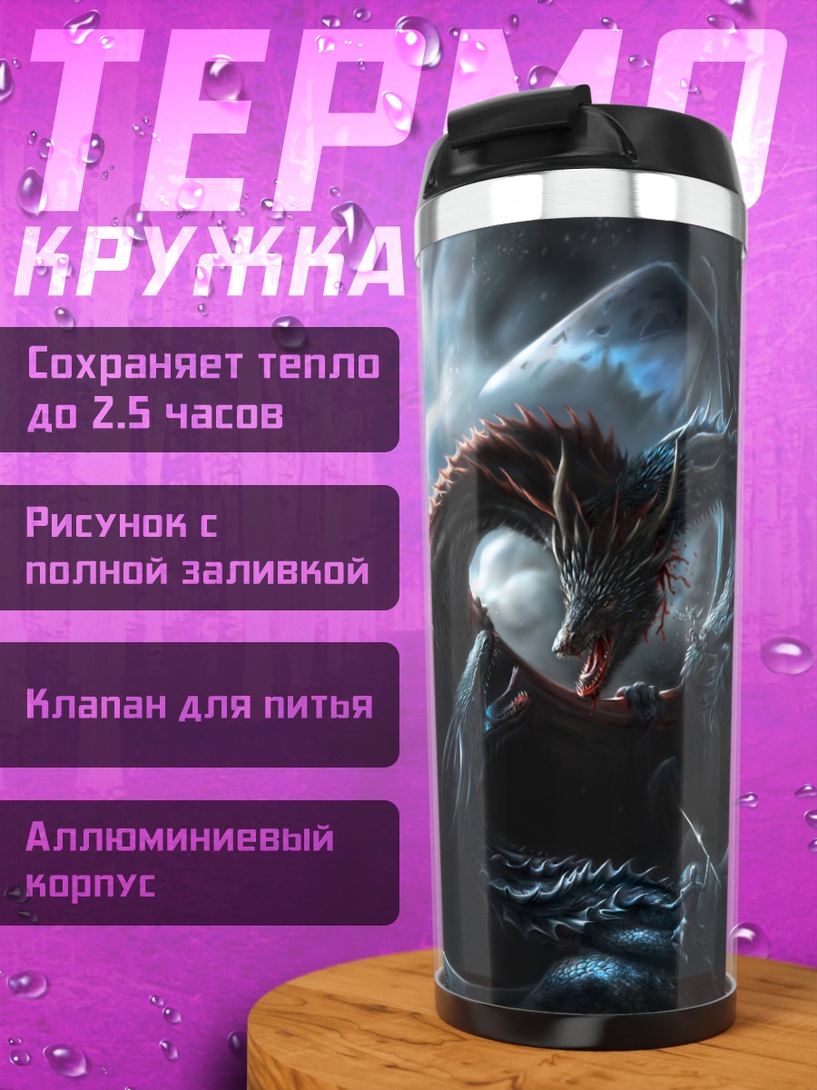 Термокружка Битва драконов