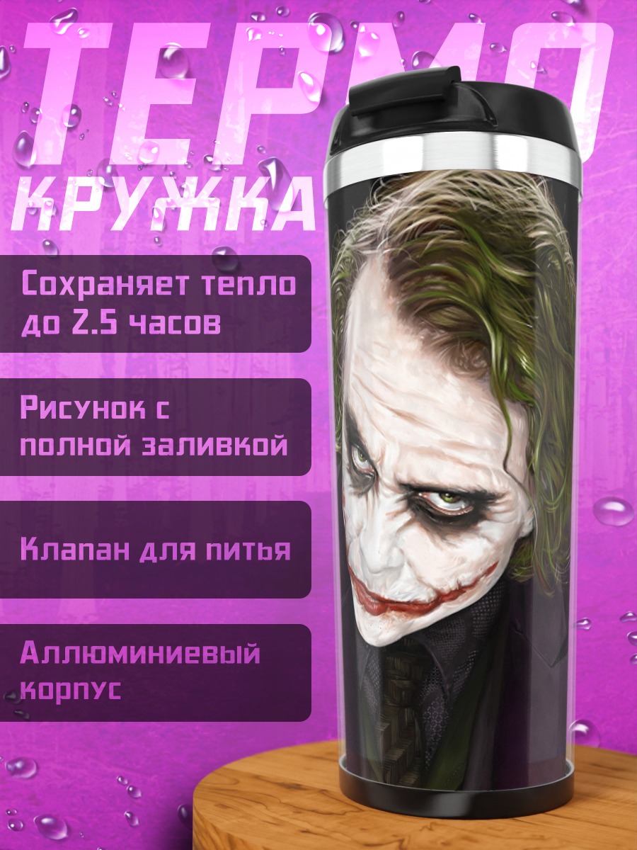 Термокружка Джокер с картой
