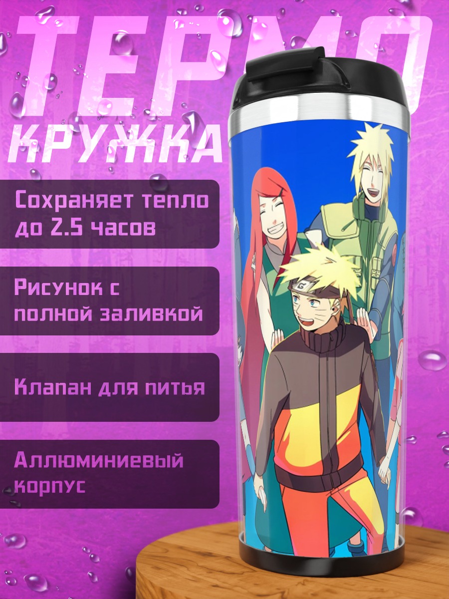 Термокружка персонажи Наруто