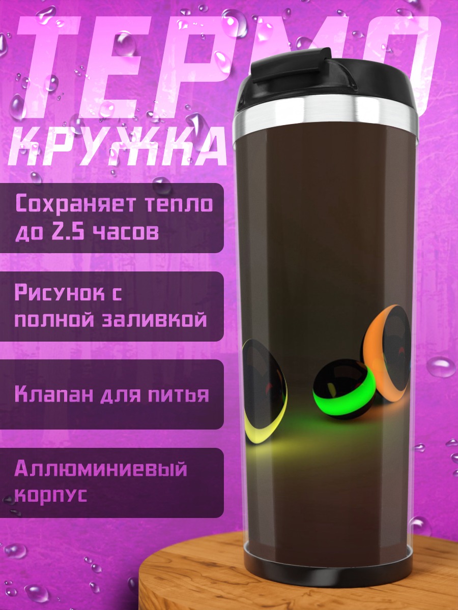 Термокружка Светящиеся шары