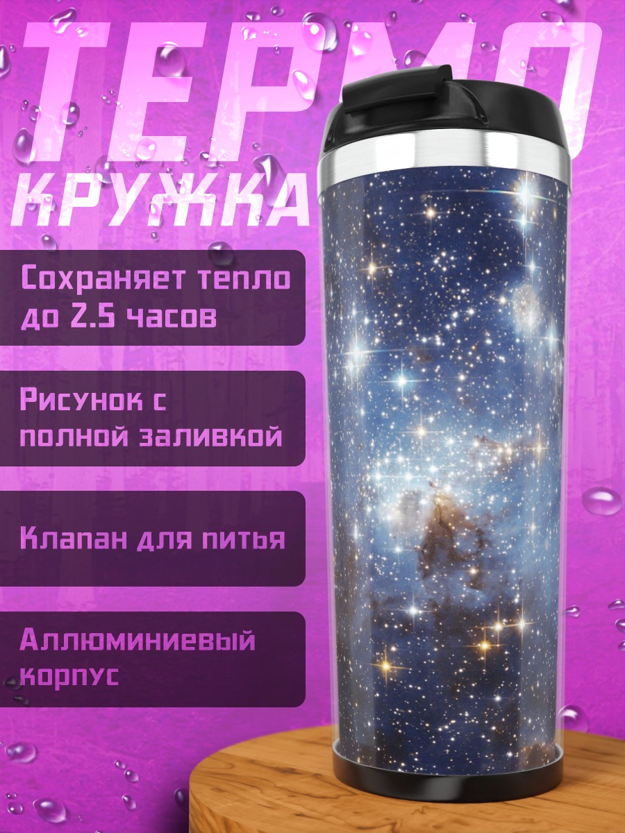Термокружка Звездная галактика