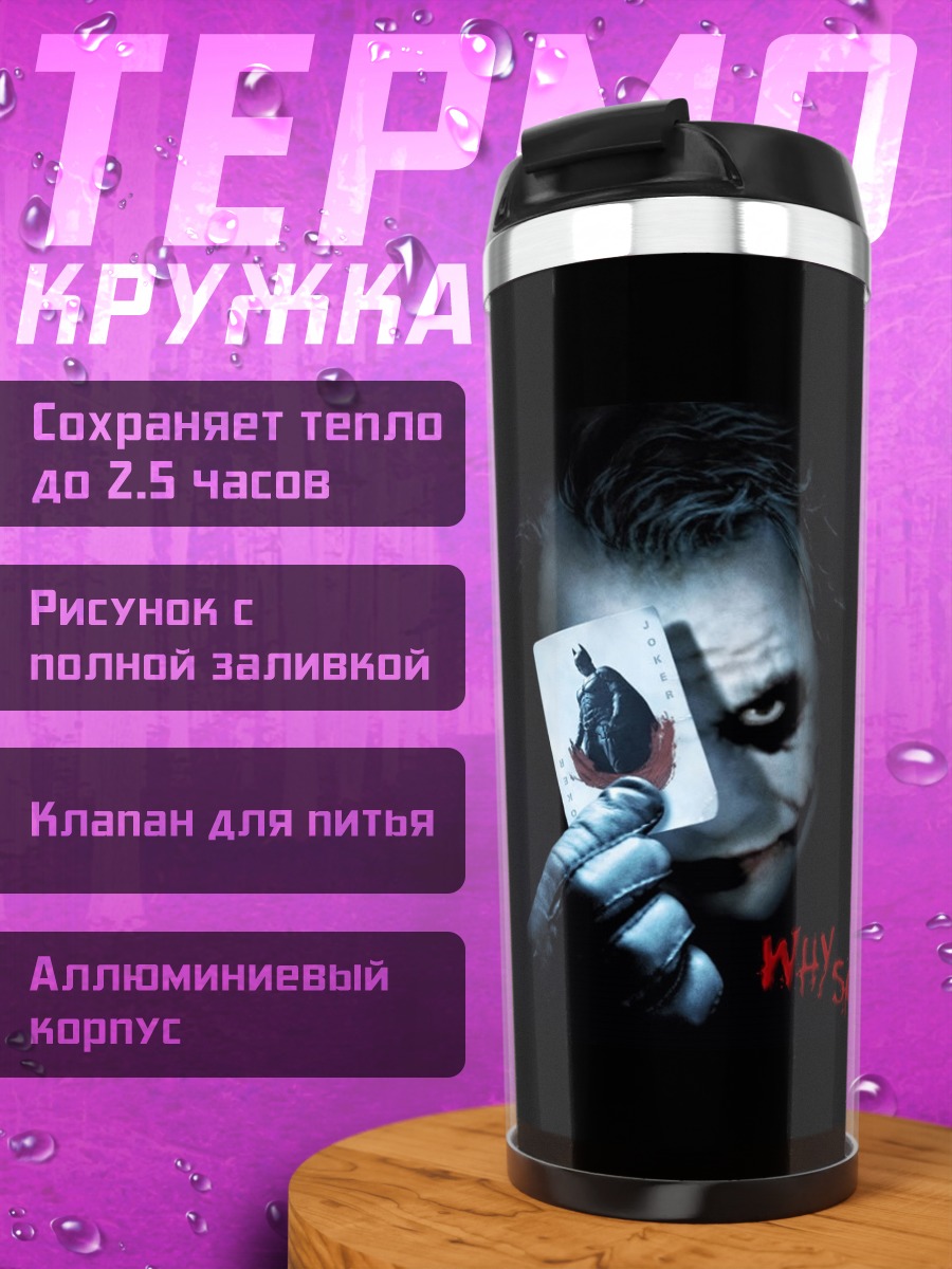 Термокружка Джокер с картой