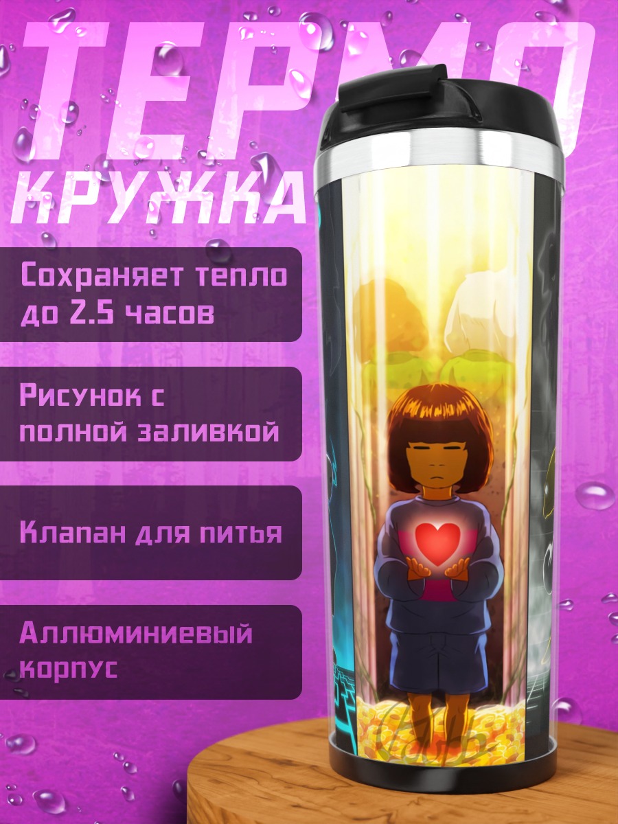 Термокружка аниме герои битва