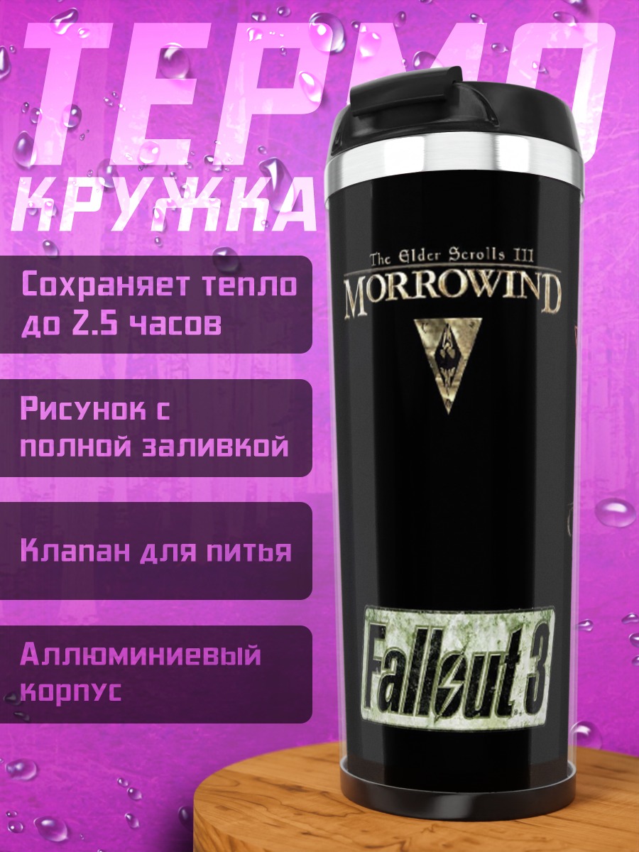 Термокружка Логотипы Bethesda