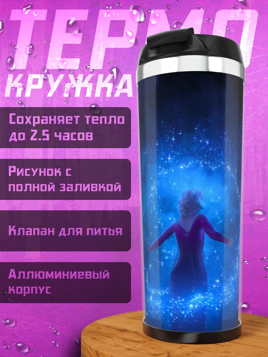 Термокружка Синяя магия