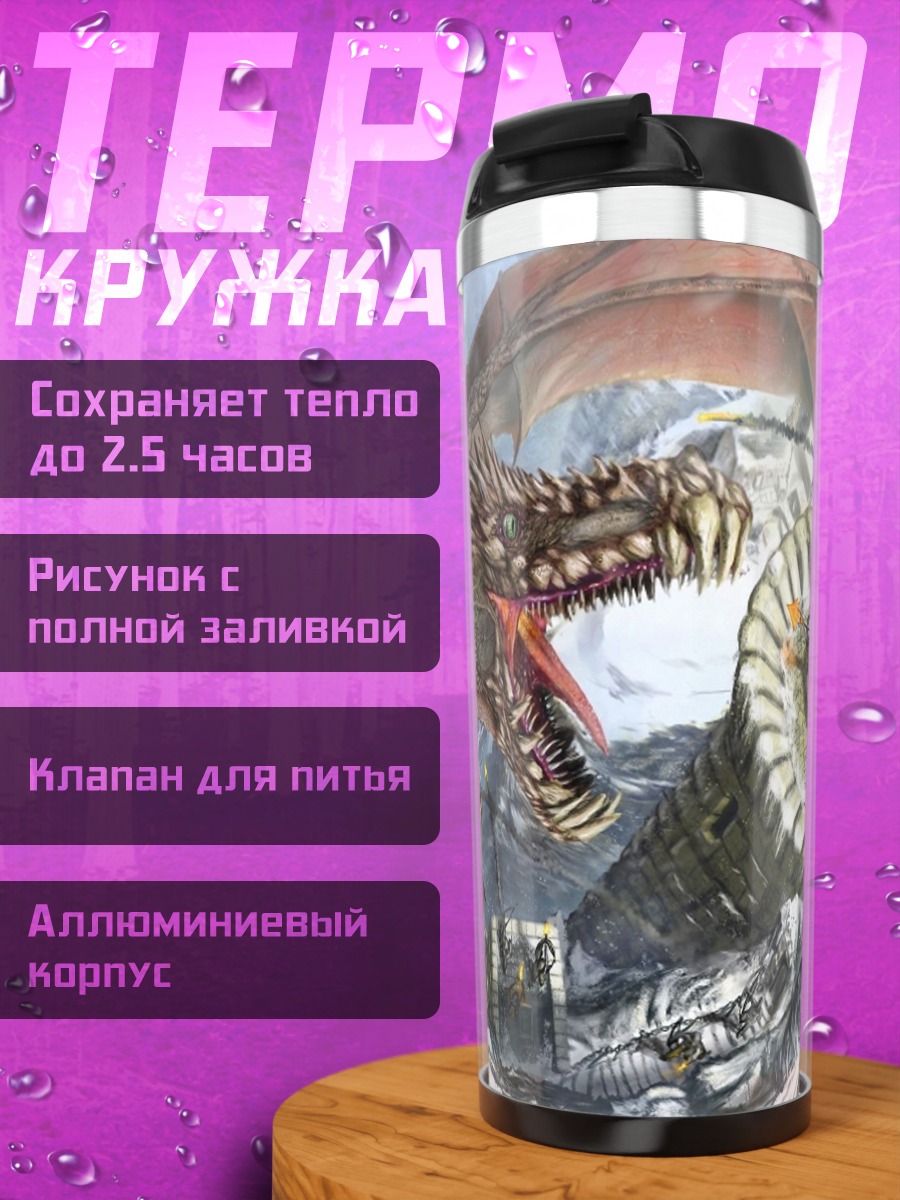 Термокружка Битва дракона