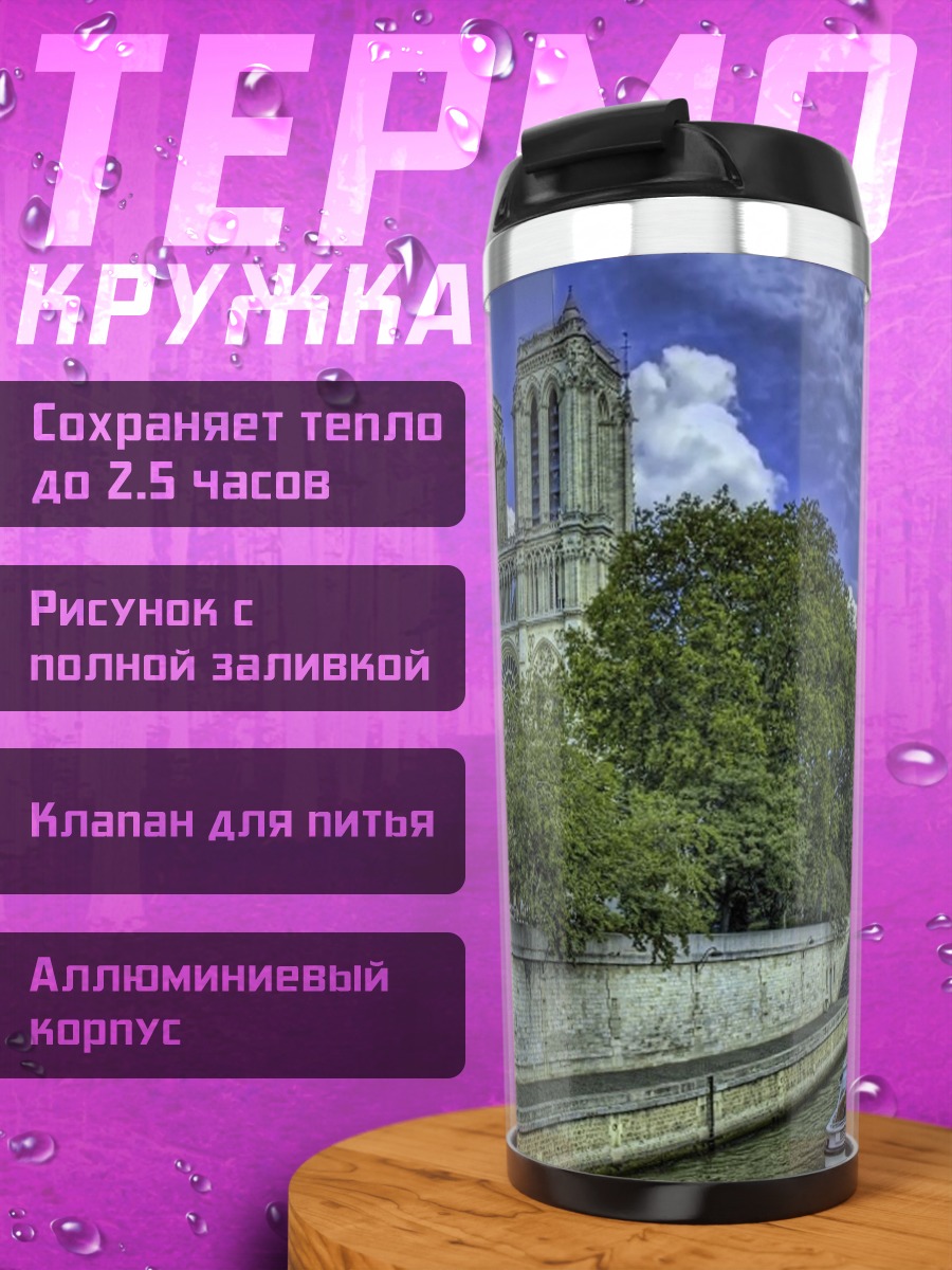 Термокружка Собор Парижской Богоматери