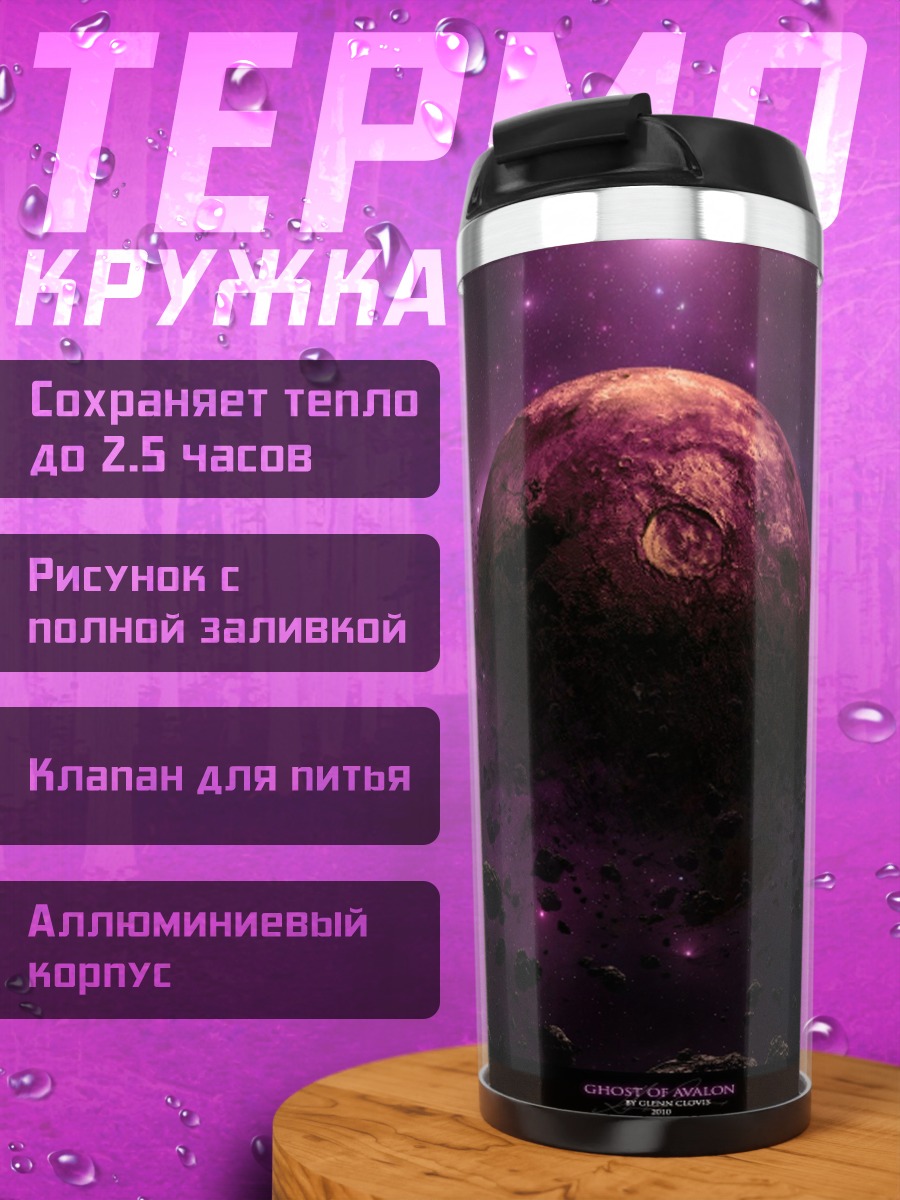 Термокружка космическая планета