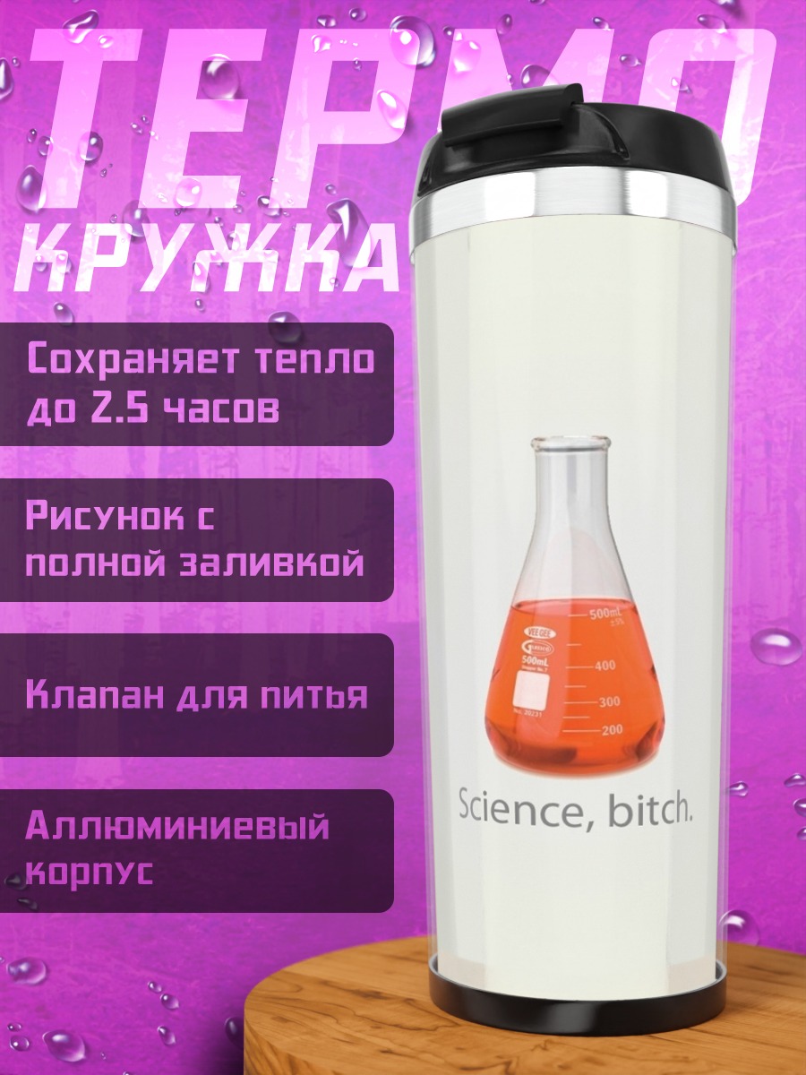 Термокружка Научная колба