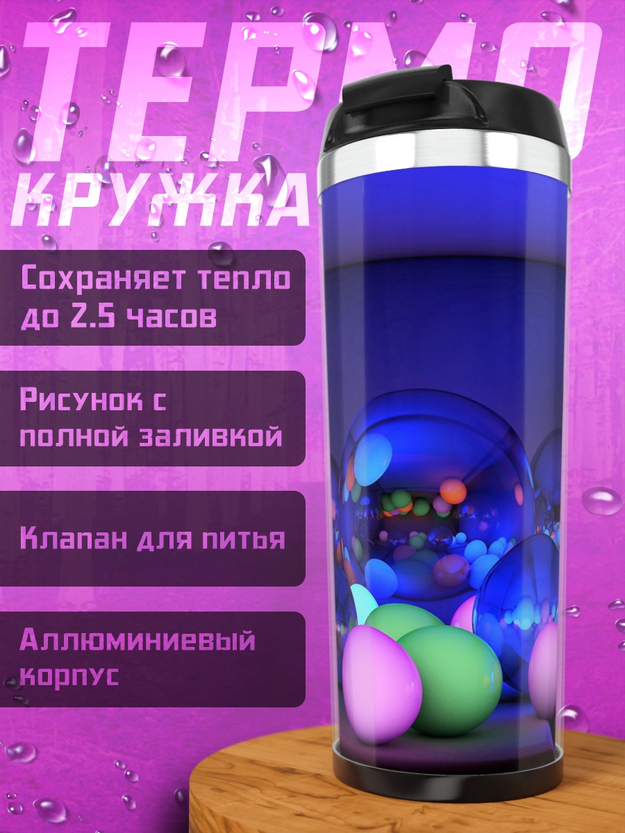 Термокружка Светящиеся шары
