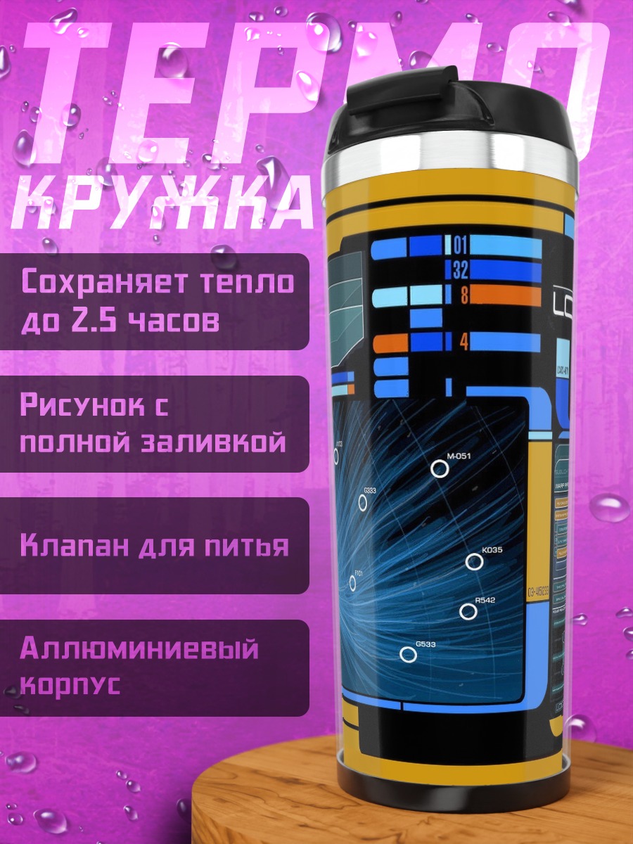 Термокружка Интерфейс LCARS