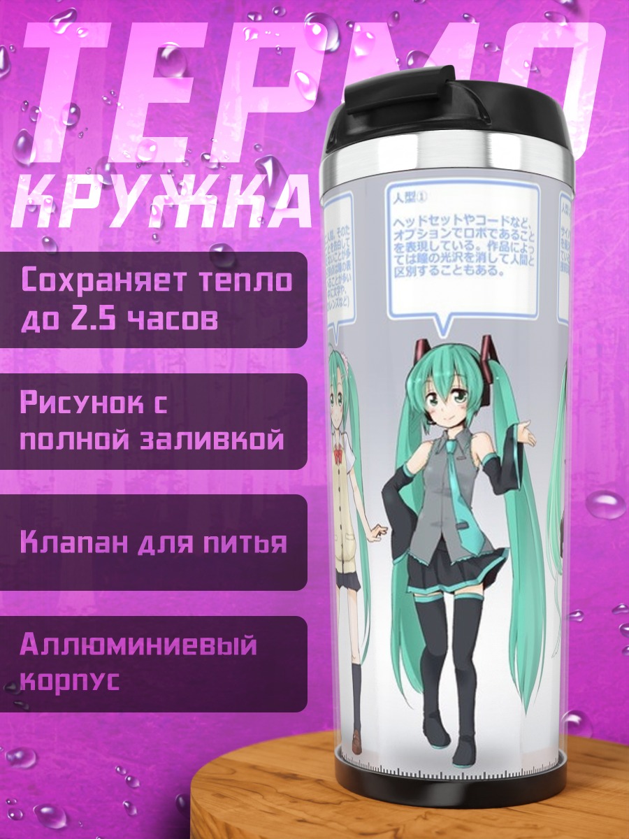 Термокружка Коллекция Мику