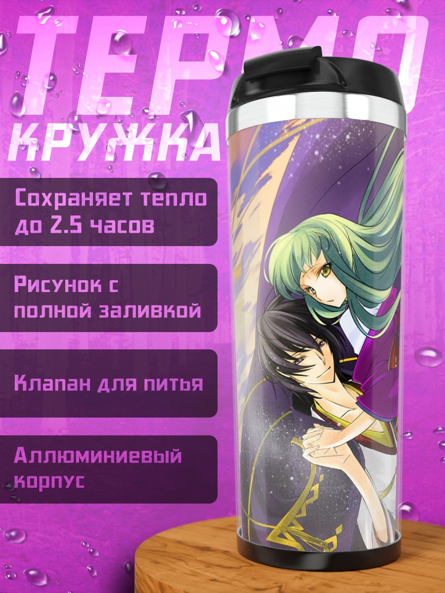 Термокружка два аниме персонажа