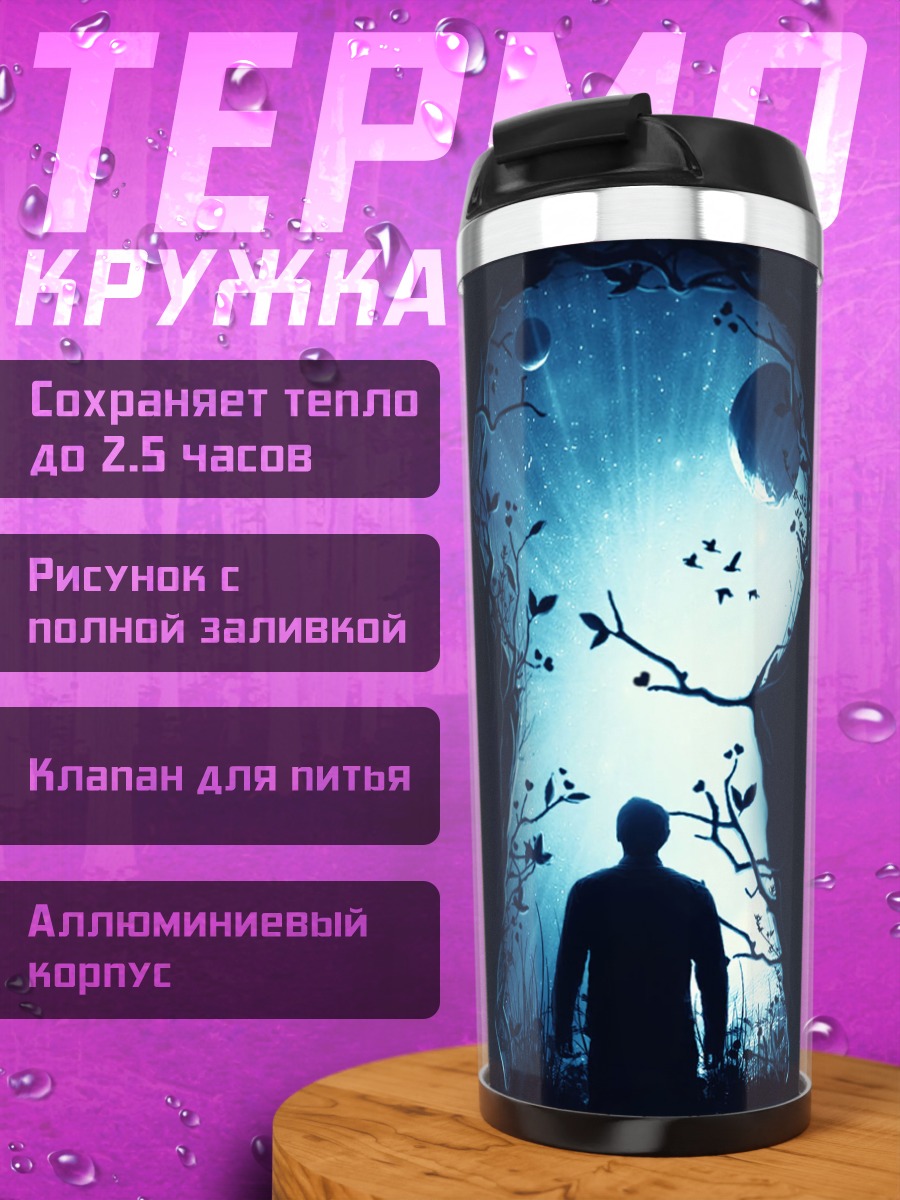 Термокружка Человек в замочной скважине