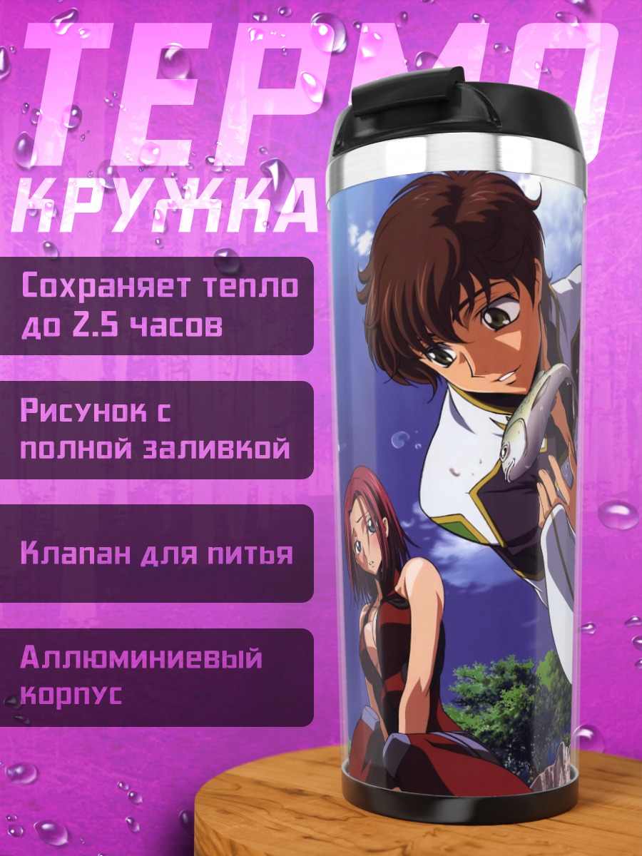 Термокружка Аниме герои