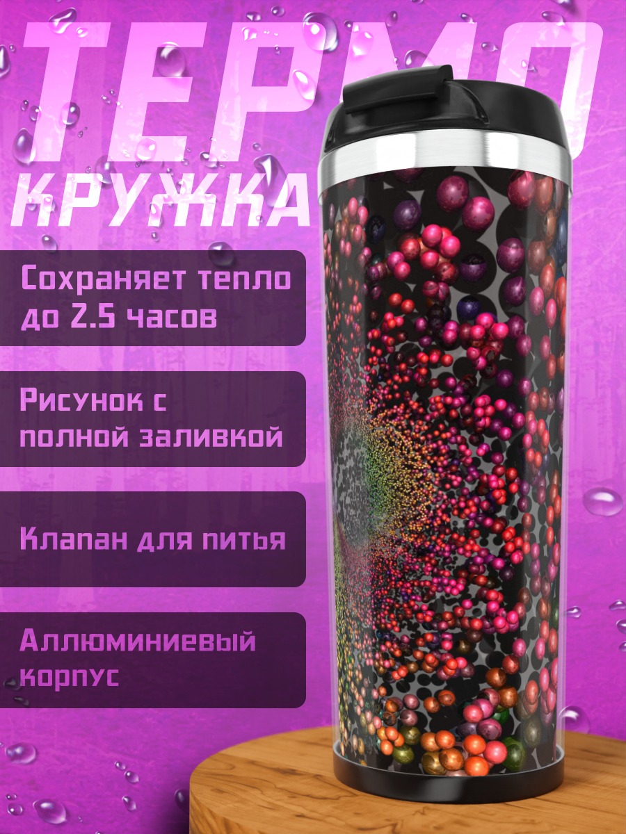 Термокружка Цветовая спираль