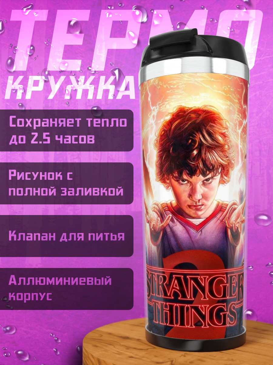 Термокружка Stranger Things постер