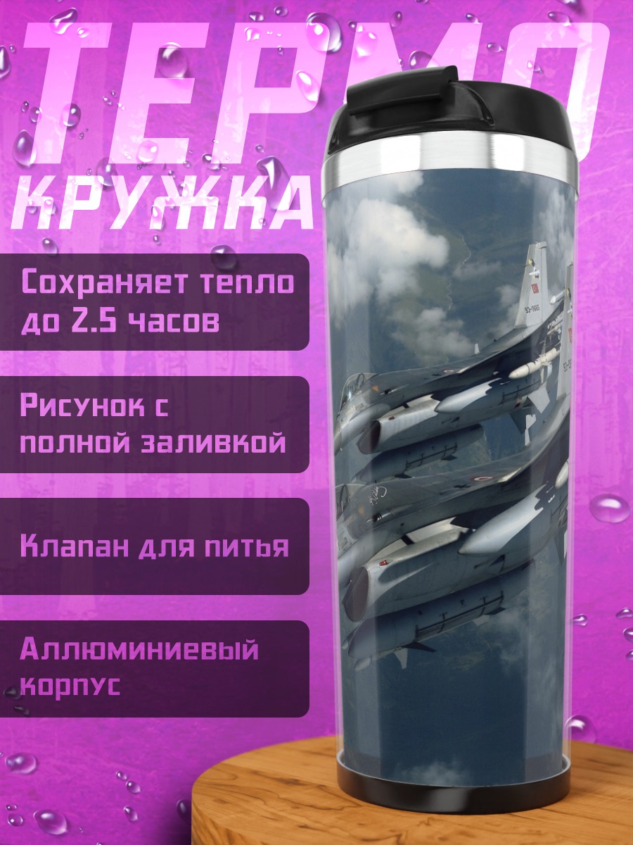 Термокружка два истребителя