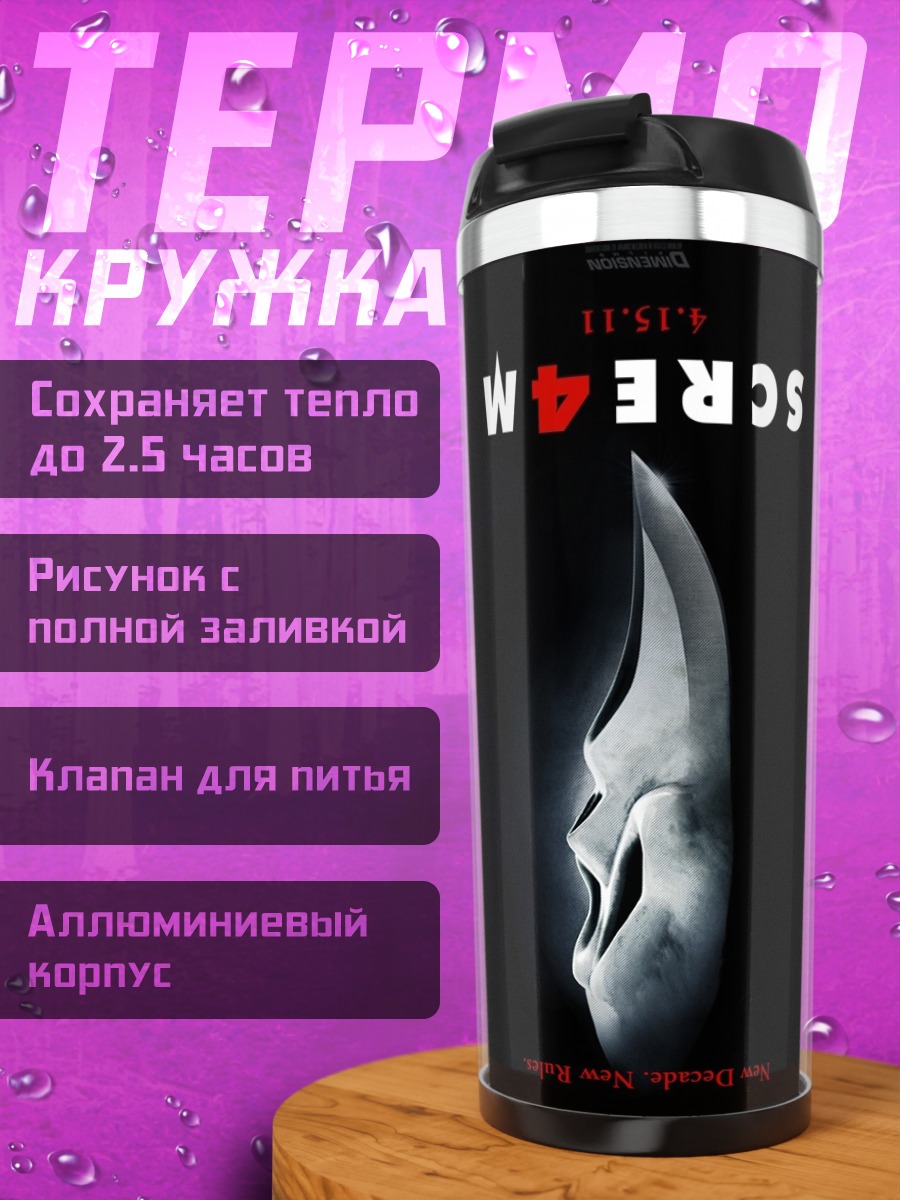 Термокружка крик маска