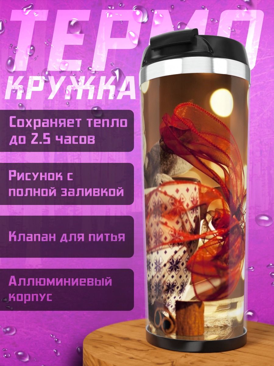 Термокружка Плюшевый мишка в подарке