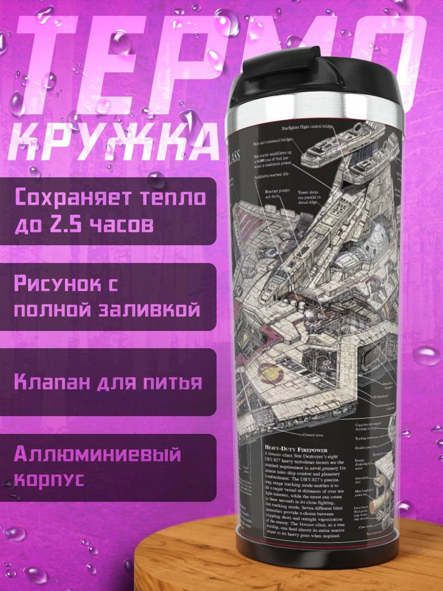 Термокружка Звездный разрушитель