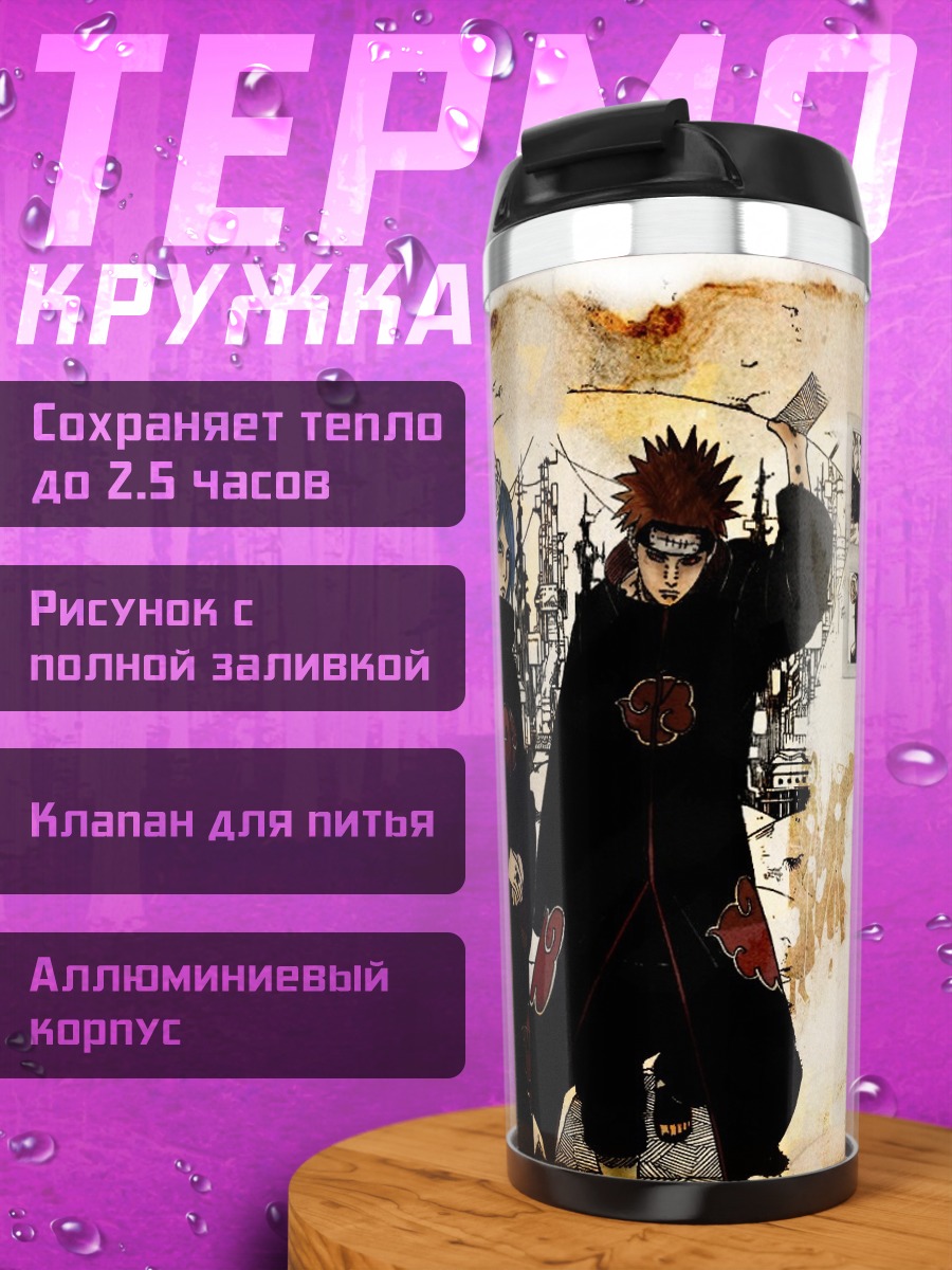 Термокружка персонажи наруто