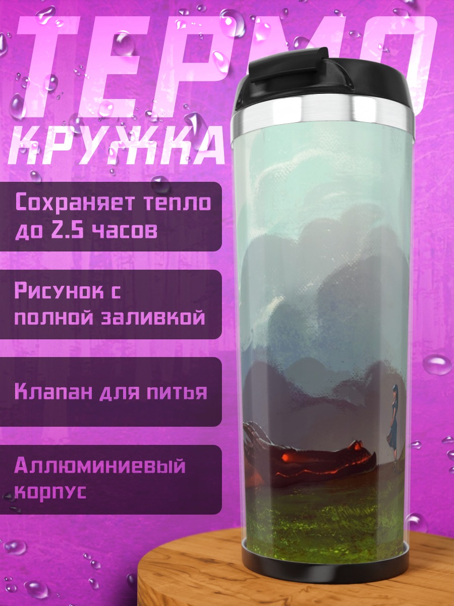 Термокружка Красный дракон