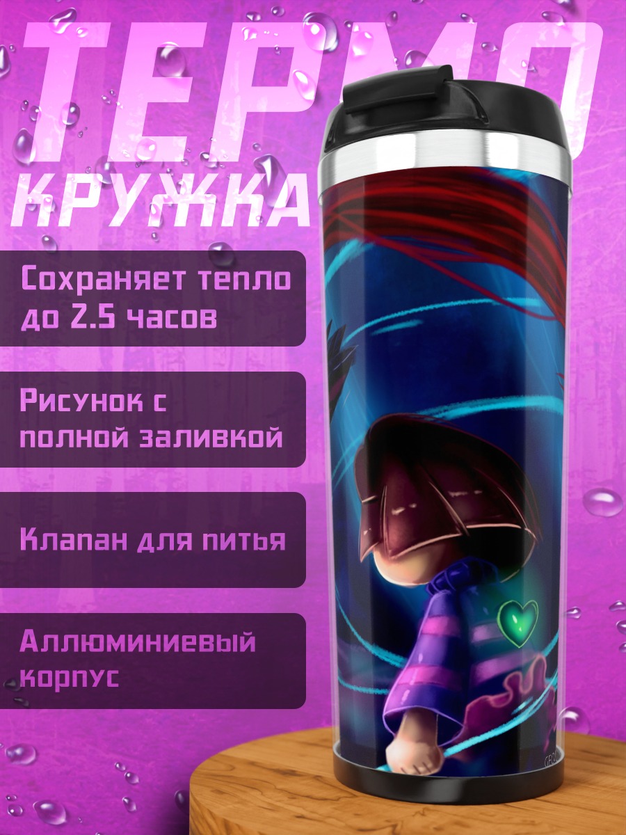 Термокружка Битва персонажей аниме