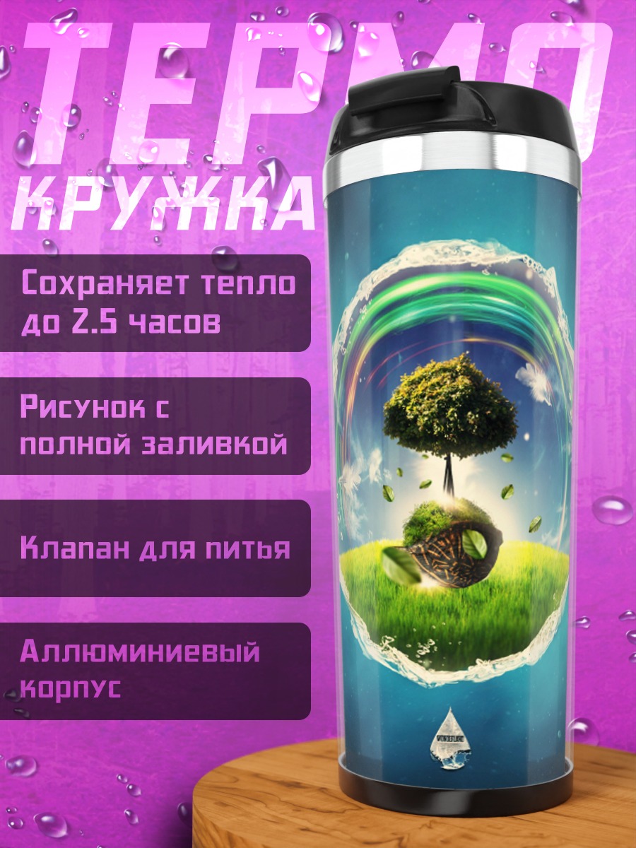 Термокружка Мир в пузыре