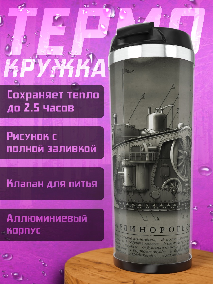 Термокружка чертеж парового танка