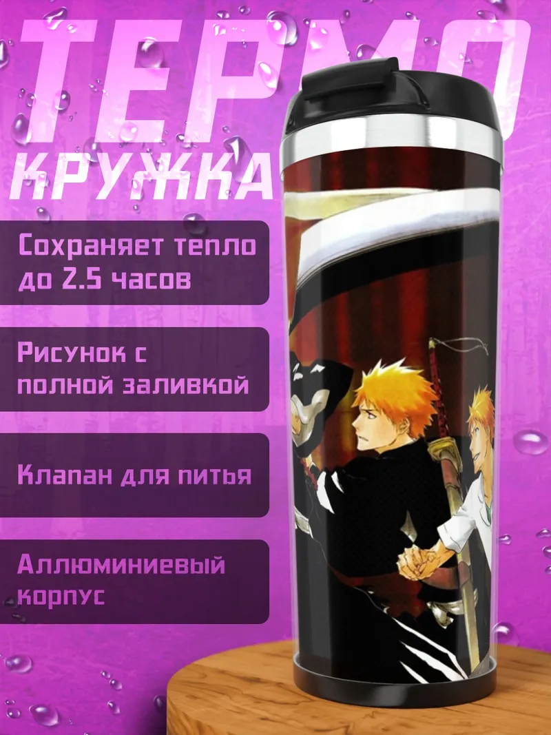Термокружка Персонажи Блич