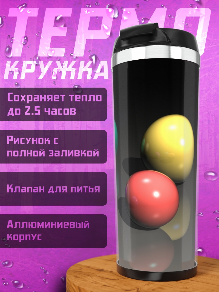 Термокружка Разноцветные шары