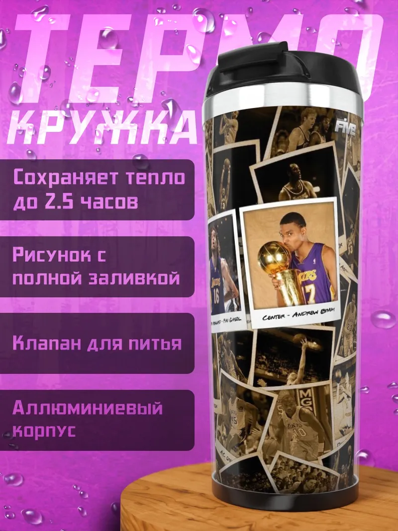 Термокружка Баскетбольная команда