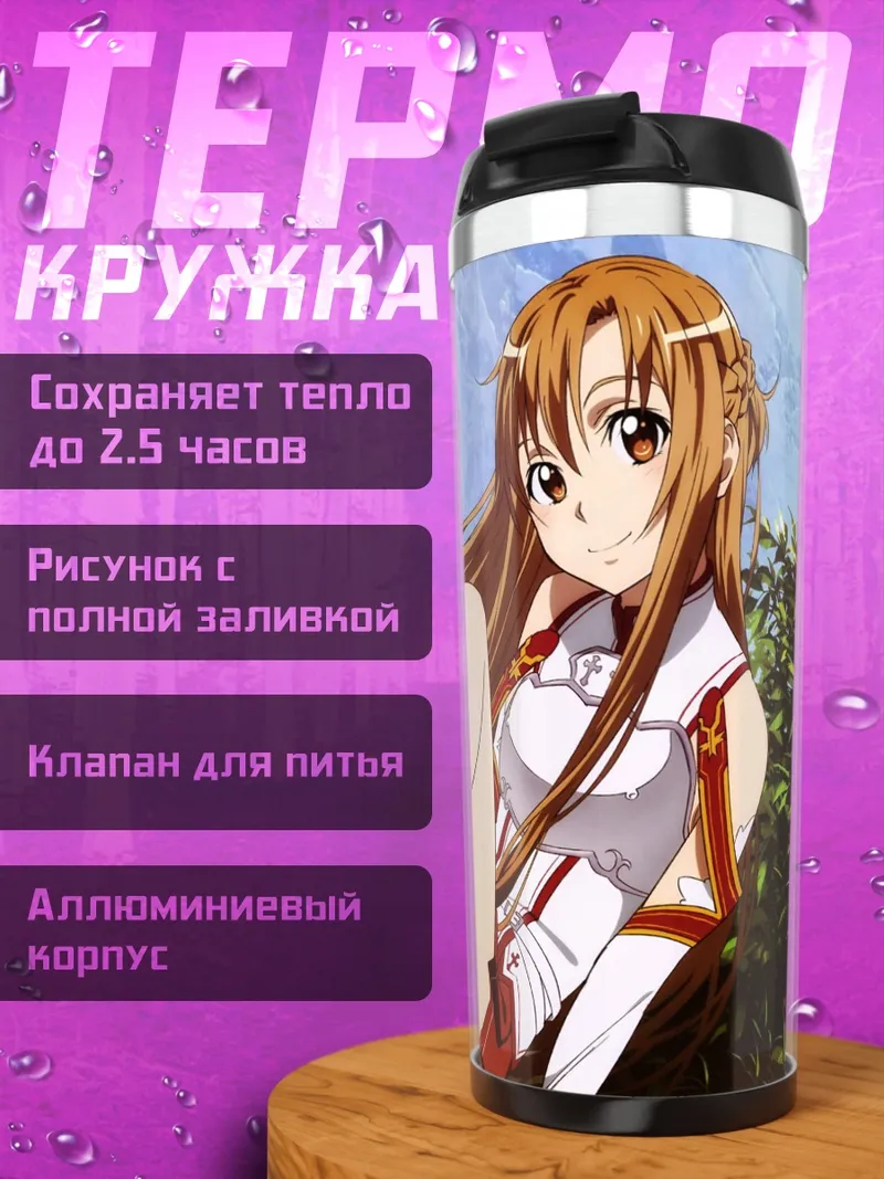 Термокружка Аниме девушка