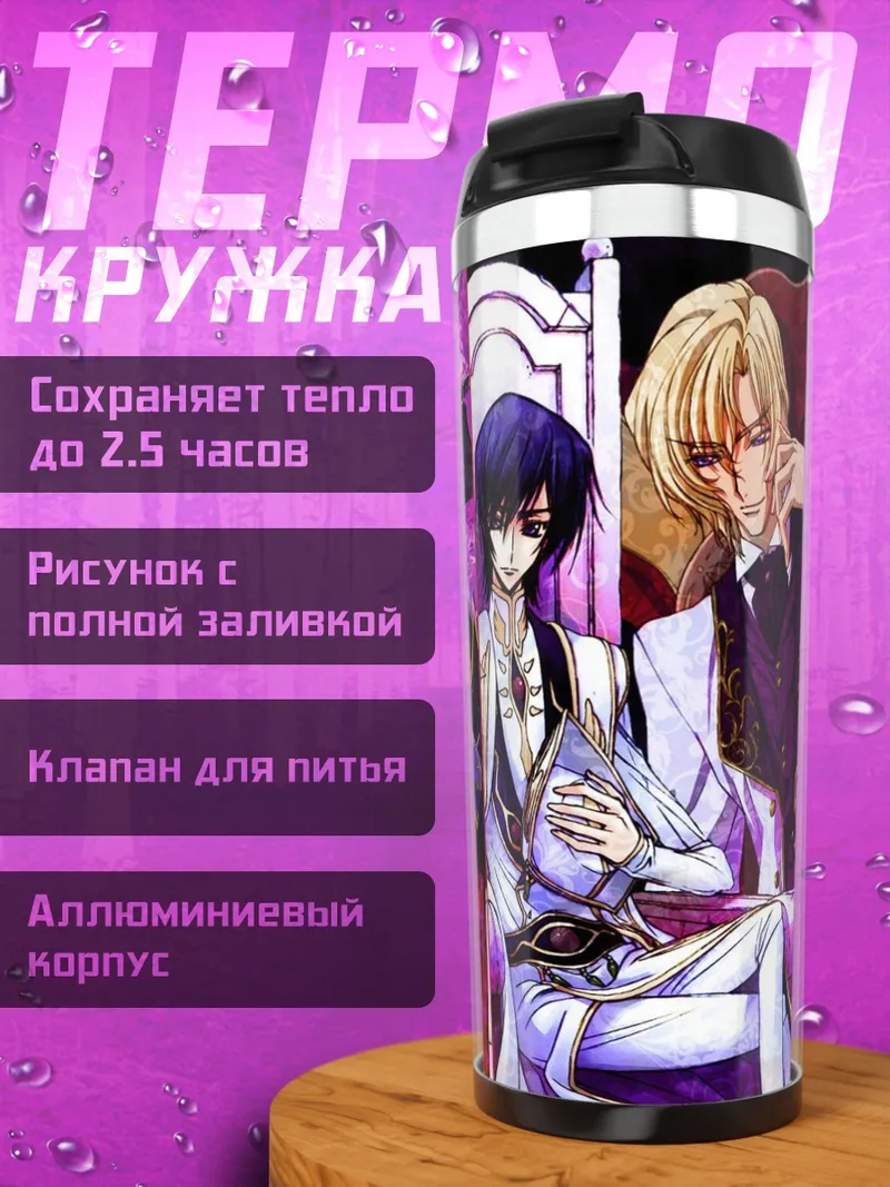 Термокружка Код Гиас Персонажи