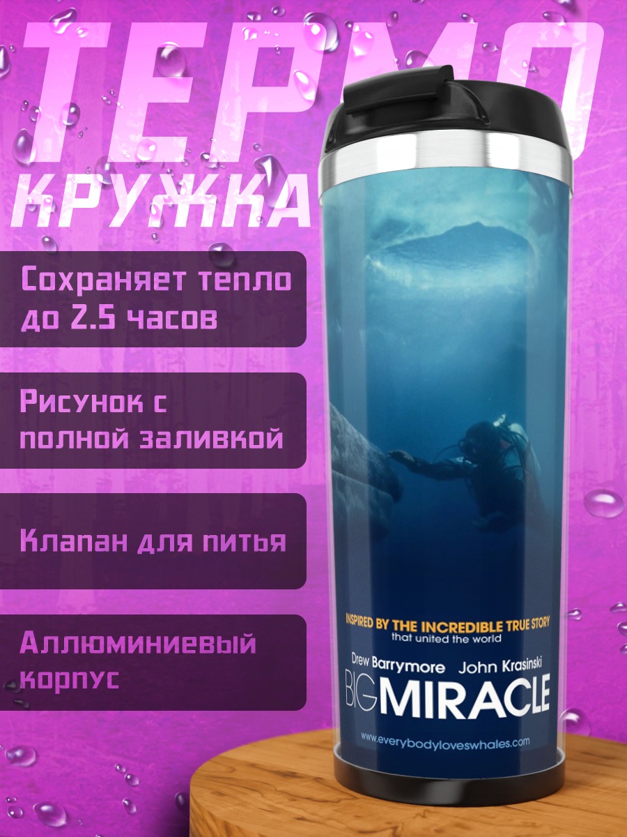 Термокружка кит чудо