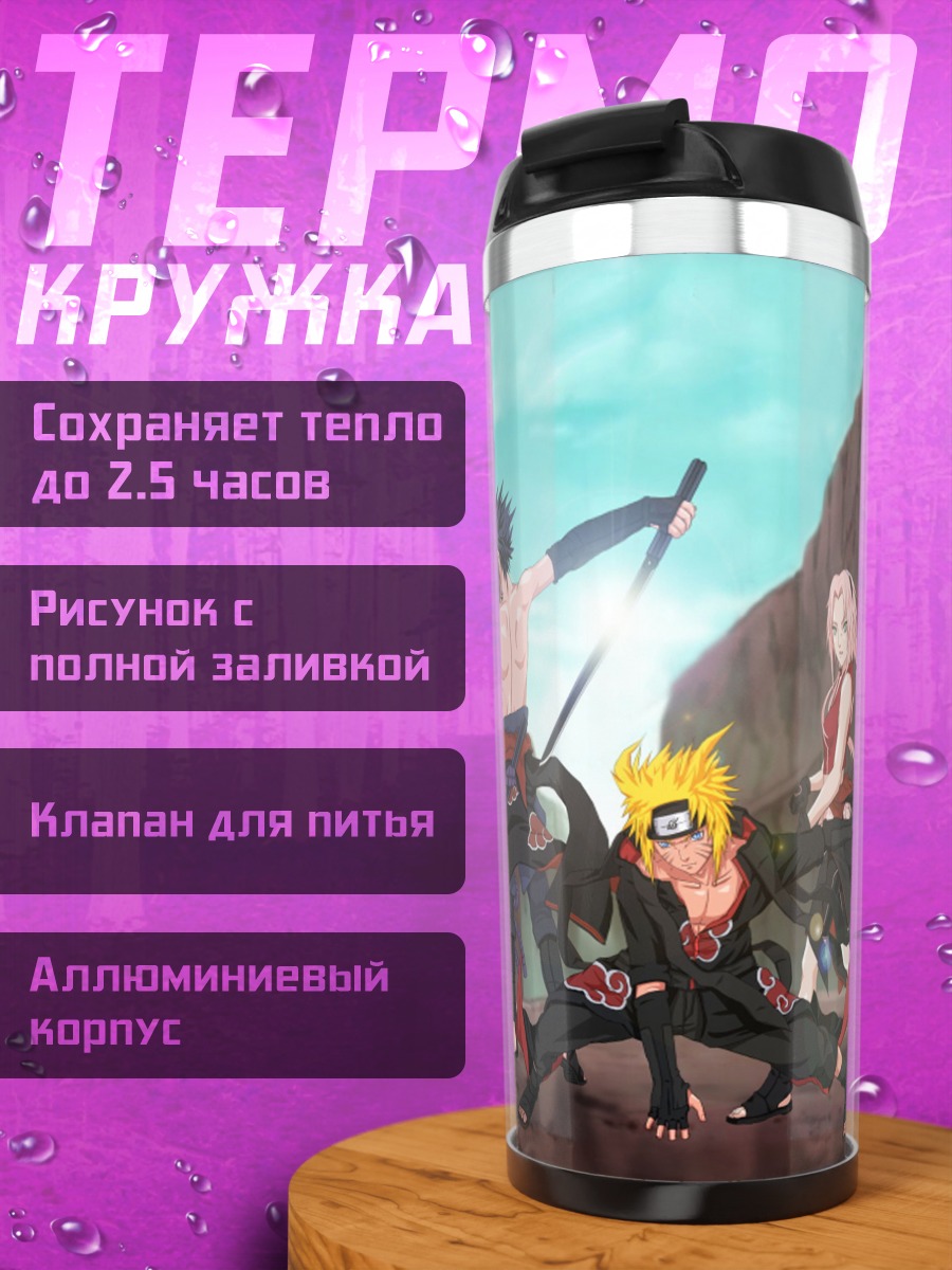 Термокружка команда наруто