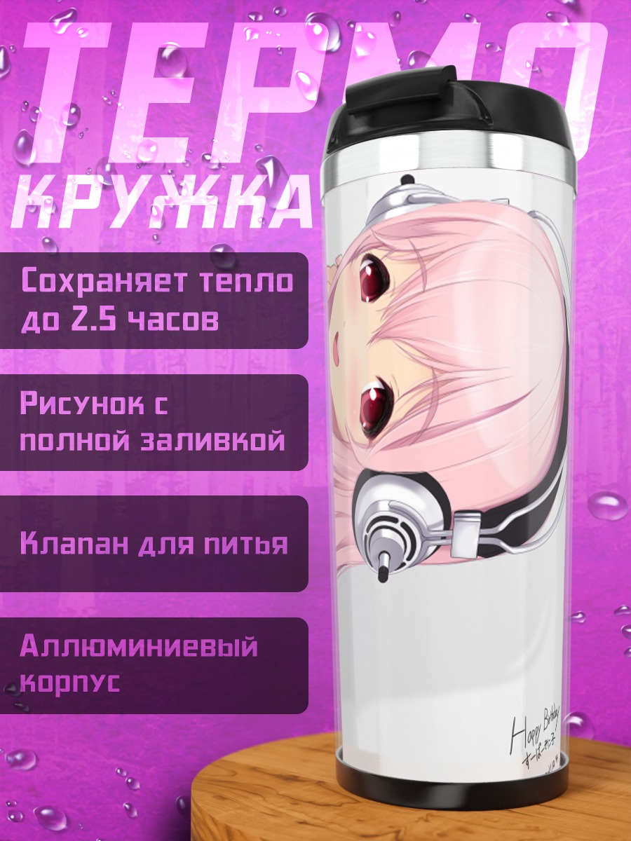 Термокружка Сонико в наушниках