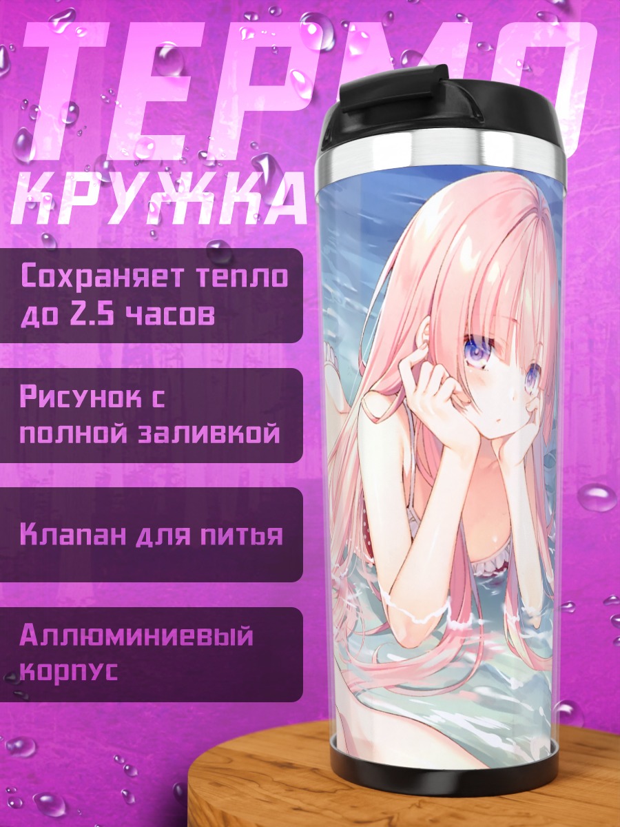 Термокружка Беркут и Грипен на пляже