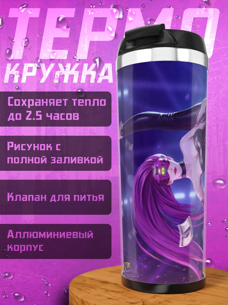 Термокружка Райдер в неоне