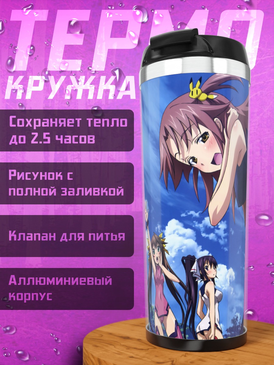 Термокружка Фан Линьинь на пляже