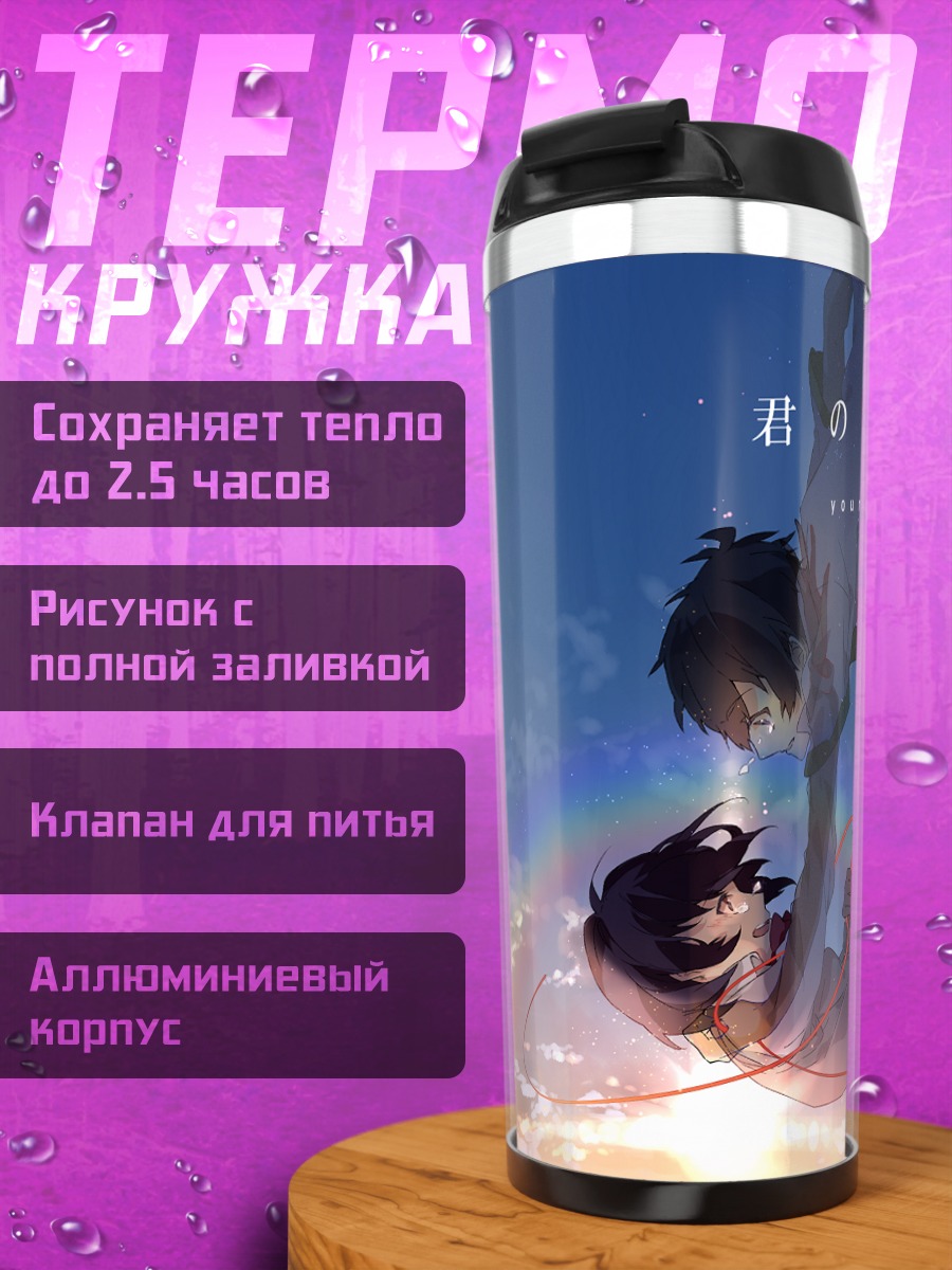 Термокружка Мицуха и Таки в небесах