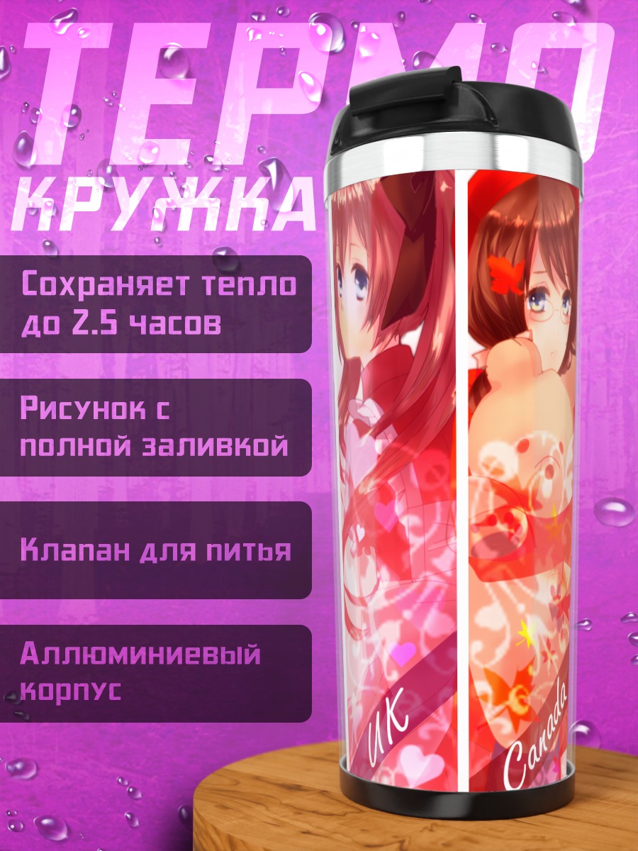 Термокружка Герои Хеталия