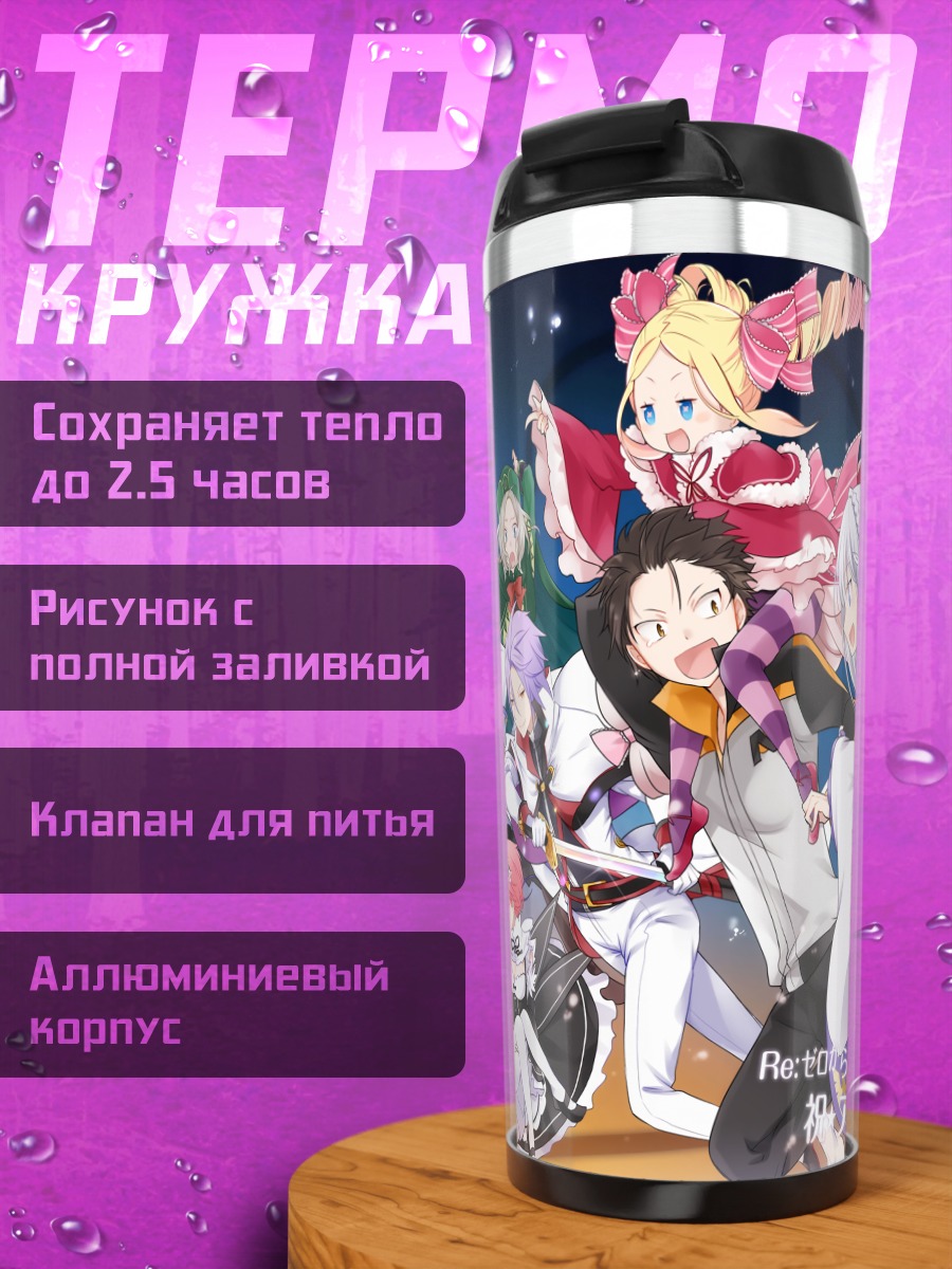 Термокружка Герои Re:Zero