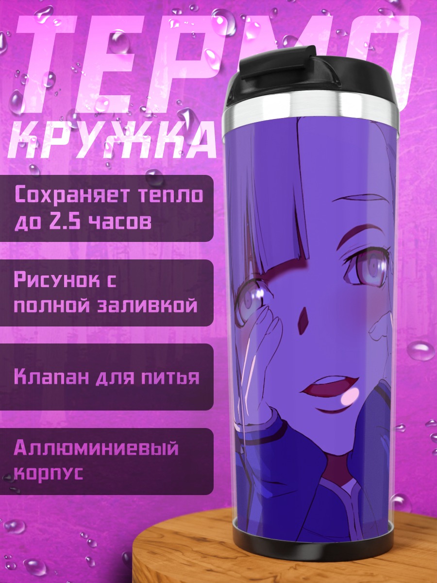 Термокружка Лаффинити в синем