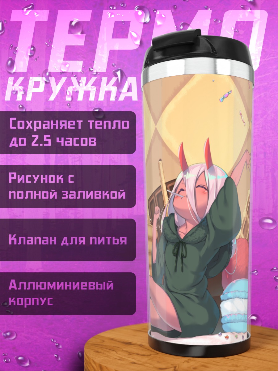Термокружка Зеро Ту с десертами