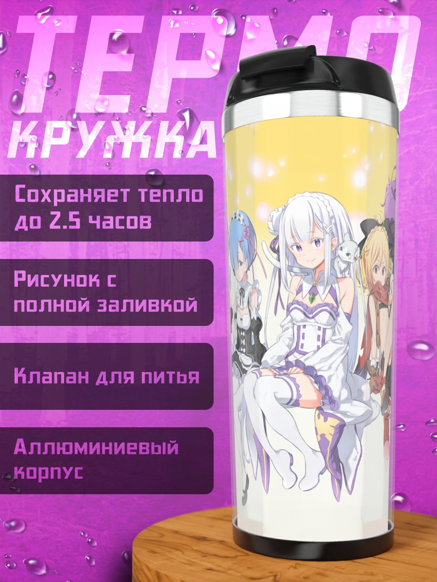 Термокружка Героини Re:Zero