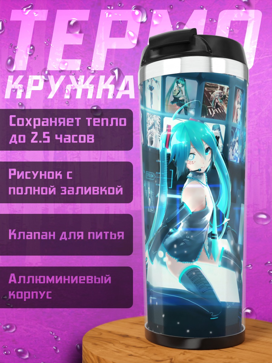 Термокружка Мику Хацунэ в цифрах