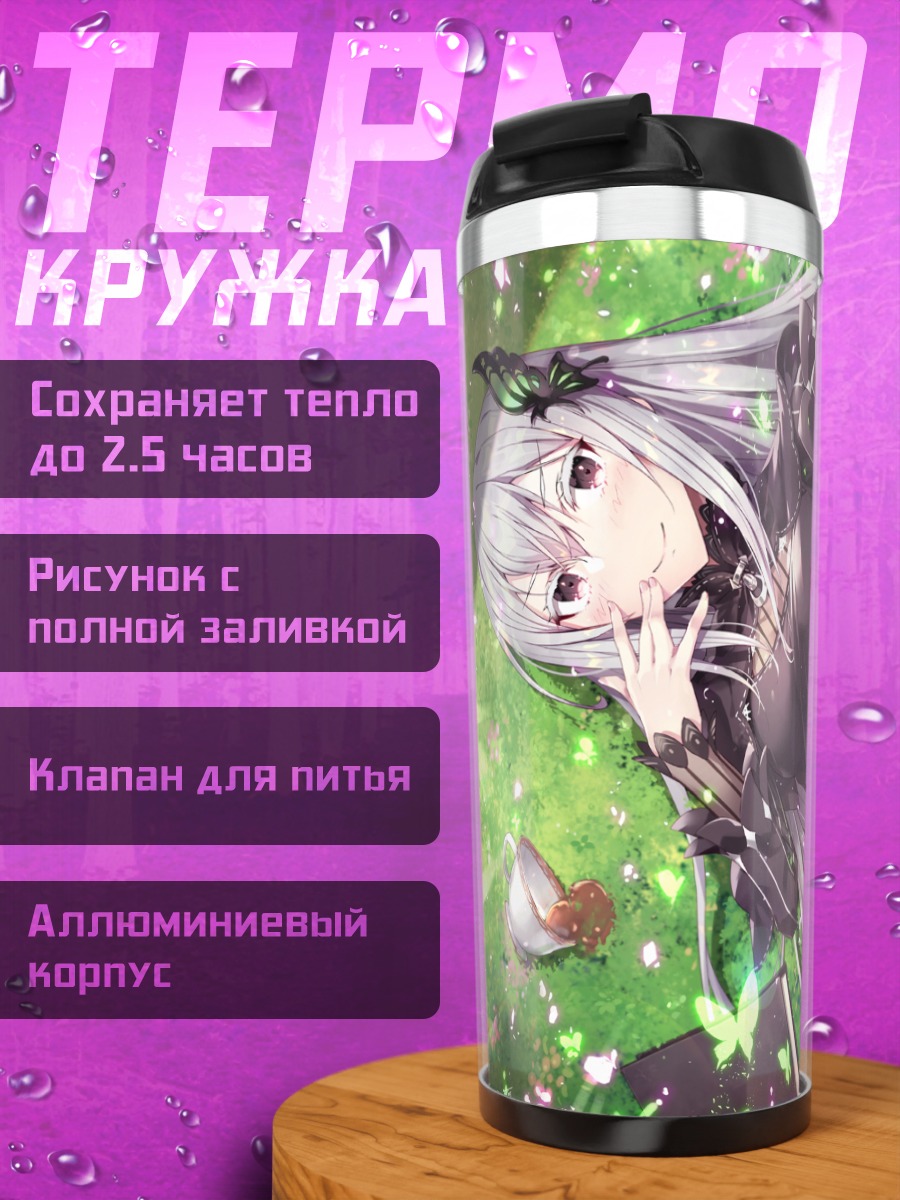 Термокружка Эхидна в цветах